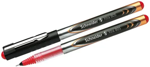 SCHNEIDER Tintenfeinschreiber Tintenkugelschreiber Xtra 805 0,5mm rot (10 Stück)