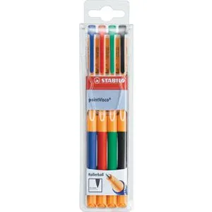 Stabilo Point Visco fine 0.5mm 4er Tintenroller