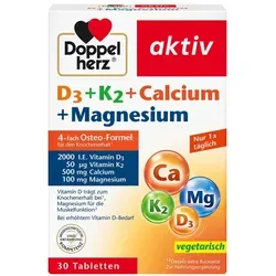 Doppelherz aktiv D3 + K2 + Calcium + Magnesium Tabletten