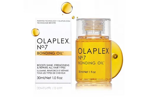 Olaplex Haaröl Bonding Oil Nr. 7 – Hochglanzöl für geschädigtes Haar - Olaplex Nr. 7 Bonding Oil, 30ml – Hochkonzentriertes Stylingöl für sofortigen Glanz und Geschmeidigkeit. Ideal für alle Haartypen, bietet Hitzeschutz bis 232°C und verbessert die Kämmbarkeit.
