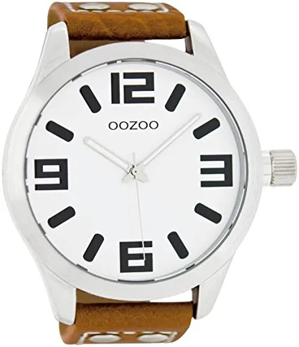 Produktbild Oozoo C1001 C5502 Herrenuhr, Lederband, Armband