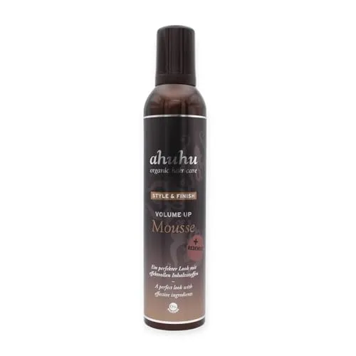 ahuhu organic hair care Volume Up! Mousse mit Bio-Arganöl 300ml