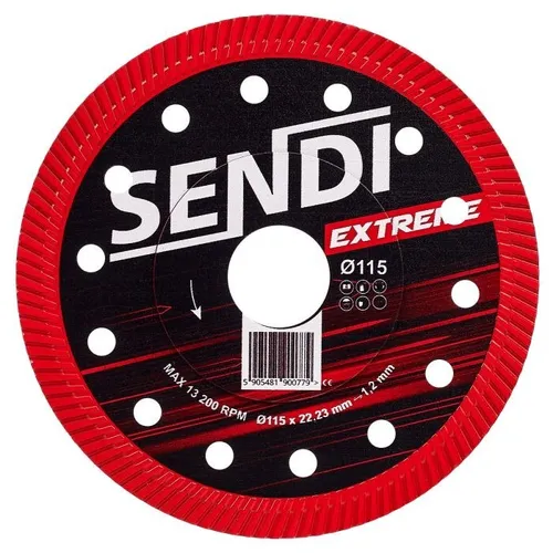 Diamant Trennscheibe SENDI EXTREME 115x1,2 mm für Keramik