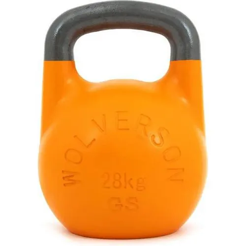 Wolverson Fitness GSU Competition Kettlebell 28 kg – professionelle Trainingshantel für intensives Workout - Die 28 kg Kettlebell ist ideal für Functional Fitness und Krafttraining. Ihr ergonomisches Design fördert komfortable Bewegungen und sorgt für eine gleichmäßige Gewichtsverteilung, perfekt für anspruchsvolle Übungen.
