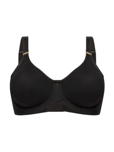 Felina Minimizer 208222 Divine Vision schwarz 90H - Funktionsunterwäsche mit flachem Cup, der die Büste optisch verkleinert. Elastische Mittelträger und nahtlose Verarbeitung bieten ein angenehmes Tragegefühl.