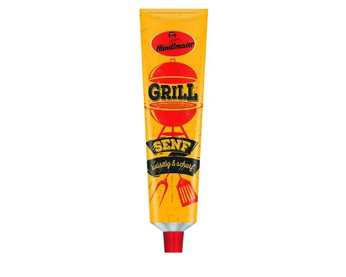 Händlmaier Grillsenf würzig und scharf in der Tube 200ml