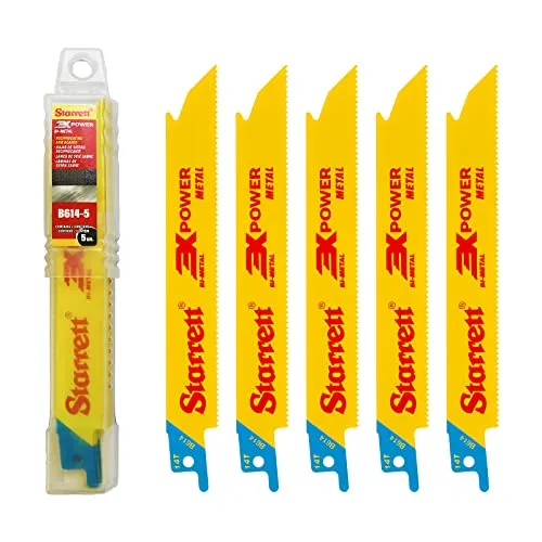 Starrett Metall Schneiden Säbelsägeblatt 150mm (6-Zoll) - 5er Pack