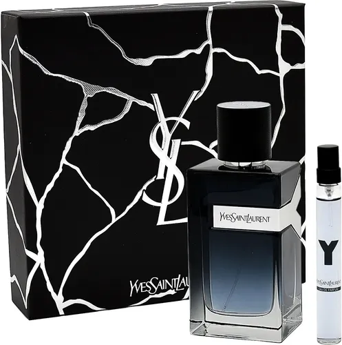 YVES SAINT LAURENT Y - EDP 100 ml + EDP 10 ml - Elegantes Eau de Parfum für Herren mit einem verführerischen Duft, ideal für besondere Anlässe. Enthält eine praktische 10 ml Reisegröße für unterwegs.