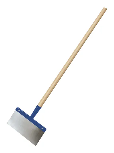 Idealspaten Stoßscharre 500 mm - Robuste Federstahlblatt mit 120 cm Stiel - Stoßscharre ideal für Garten- und Landschaftsbau, mit langlebigem Federstahlblatt für effizientes Arbeiten.