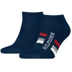 Tommy Hilfiger 2P Men Tab Sneaker Socks Marine Gr 39/42 Herren