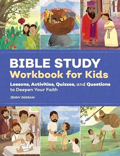 Produktbild Bible Study Workbook for Kids: Lessons, Activities, Quizzes, and Questions to Deepen Your Faith (Bible Study Activity Books)