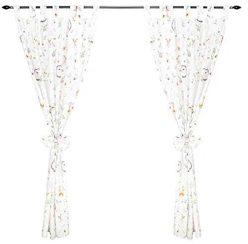 TupTam Kinderzimmer Gardinen mit Schleifen 2er Set in Grün in grün von TupTam