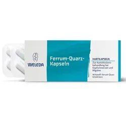 Ferrum Quarz Hartkapseln von Weleda