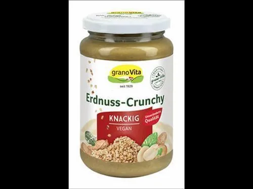 granoVita  3x Erdnuss-Crunchy, Knackig, Vegan 350g von GranoVita