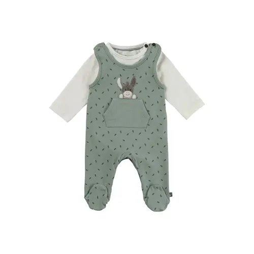 Sterntaler® Strampler-Set Jersey Blätter (2-tlg)