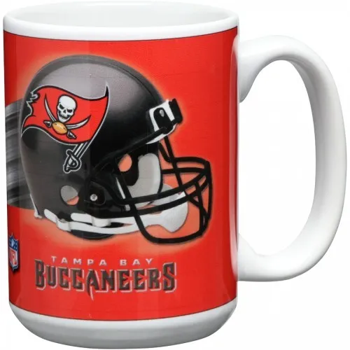 Tampa Bay Buccaneers 3D Inner Color Tasse 445ml - Thermobehälter mit offiziellem Lizenzdesign der Tampa Bay Buccaneers, ideal für Fans und Kaffeeliebhaber, hochwertiges Keramikmaterial.