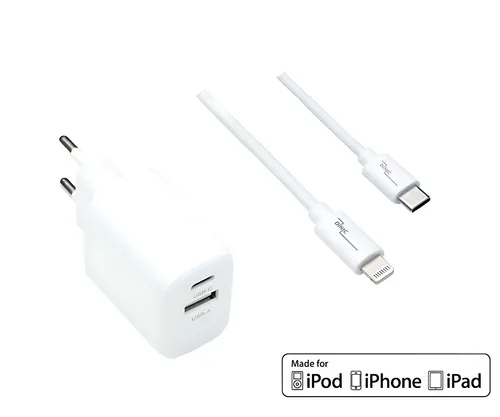 DINIC USB C+A Lade-Set 20W mit 2m Kabel - Praktisches Lade-Set mit 20W Leistung, ideal für schnelles Laden Ihrer Geräte. Hochwertige Verarbeitung und schnelle Lieferung aus Deutschland.