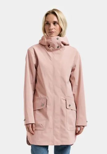 DIDRIKSONS Damen Mantel GWEN WNS PARKA - Wasserdichter Damen Parka für den Alltag und Outdoor-Aktivitäten. Mit verstellbarer Kapuze und zwei Außentaschen bietet er praktischen Schutz und individuellen Komfort.