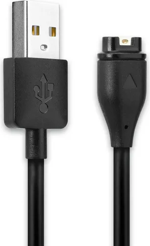 subtel 1m Ersatz USB Kabel kompatibel mit Garmin Fenix 7, 6, 6 Pro, 6X Pro, Vivoactive 4, 4S, 3, Venu 2 Smartwatch Ladekabel Smartwatch Connector auf USB A 2.0 Datenkabel 1A, Sportuhr Fitness Uhr