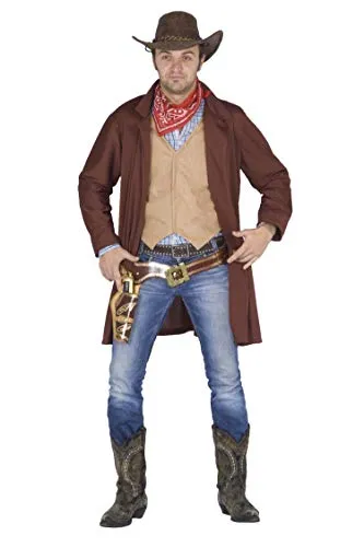 Ciao Men Pistolero Del West Costume Adulto (Taglia Unica) Kostme, braun, One Size