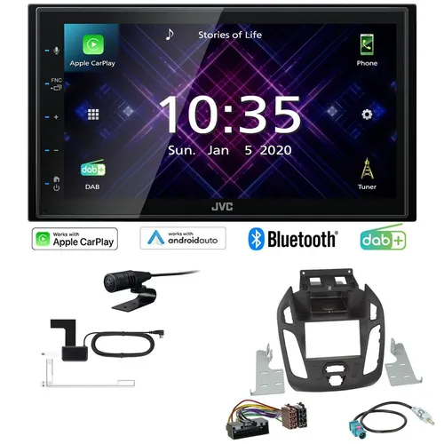 Produktbild JVC Autoradio Apple CarPlay für Ford Tourneo Transit Connect