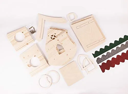 Vogelhaus Liselle Bausatz Manufaktur Martinshof H: 40,00 cm, B: 33,00 cm, T: 28,00 cm Vogelhäuschen, Futterhäuschen, Futterspender