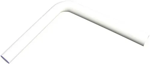 Wisa Spülrohrbogen 90° PVC, weiß  Rohrbogen
