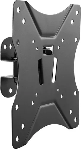 Schwaiger TV-Wandhalterung 719383, (bis 46 Zoll, neigbar, schwenkbar, bis 25kg, bis 200x200mm, integriete Wasserwaage, schwarz)