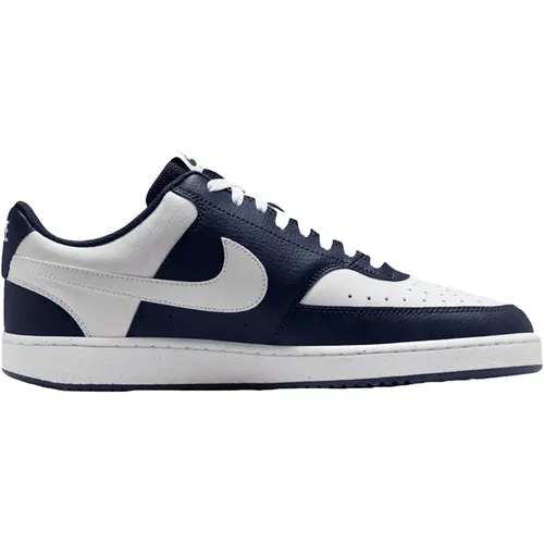 Herren Sneaker COURT VISION LOW 45EU - Sneakers im Retro-Basketball-Stil der 80er Jahre, kombinieren Komfort mit einem zeitlosen Design für jeden Anlass.
