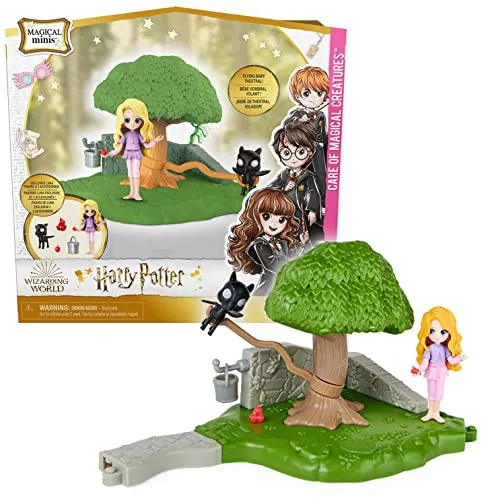 Wizarding World Harry Potter - Hogwarts Pflege magischer Geschöpfe Spielset mit exklusiver Luna Lovegood Sammelfigur