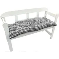 NYVI Bankauflage Ibiza 110x45 - Bequeme Sitzauflage für Gartenbänke - Bankauflage für Gartenbänke, extradick für höchsten Sitzkomfort, strapazierfähig und pflegeleicht, ideal für gemütliche Stunden im Garten.