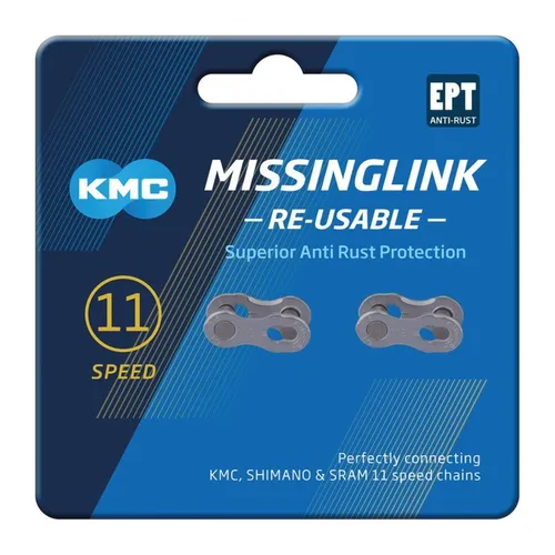 2er KMC Kettenverschlussglied Missinglink 11R EPT 5,65 mm 11-fach re-usable