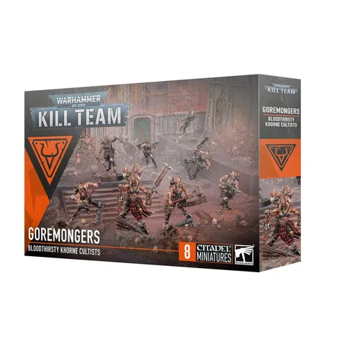 Warhammer 40.000 Kill Team: Goremongers Bloodthirsty Khrone Cultists - Gesellschaftsspiel mit fanatischen Khorne-Kultisten für brutale Nahkampfgefechte – ideal für individuelle Anpassungen und spannende Spiele im Warhammer Universum.