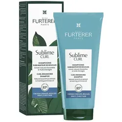 René Furterer Sublime Curl Shampoo 200 ml - Shampoo für Damen zur Unterstützung natürlicher Wellen, reinigt sanft und verleiht Geschmeidigkeit, Glanz und Volumen. Ideal für eine gesunde Haarpflege ohne Silikone.