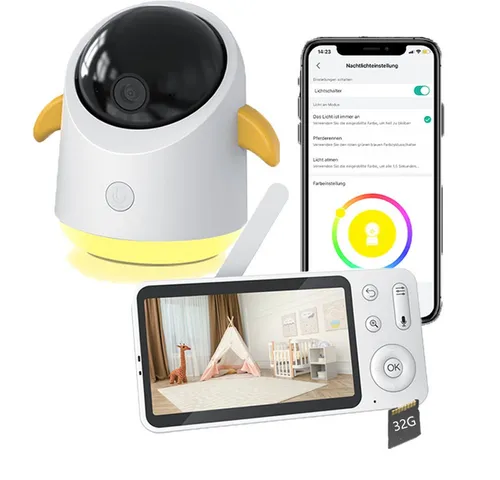 Boifun Video-Babyphone mit 2 Kameras