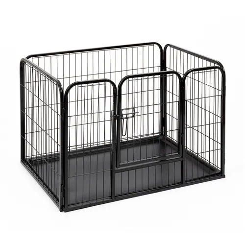 VOSS.pet Freilaufgehege XL Welpenauslauf mit Bodenwanne Kleintier Welpengitter