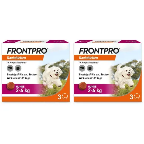 FRONTPRO Kautabletten Hund 2-4 kg