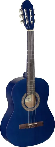 3/4 Klassikgitarre, blau matt von Stagg