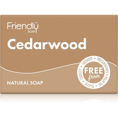 Friendly Soap Natural Soap Cedarwood Naturseife 95 g
