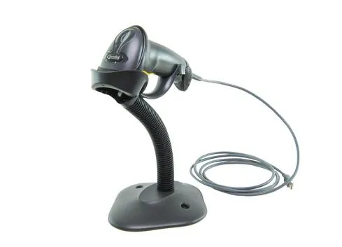 Zebra LS2208 Barcodescanner - 1D Laser, USB-Kit mit Standfuß, intuitiv und kabellos für effiziente Datenerfassung