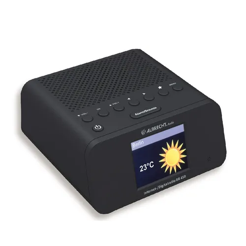 B-Ware Albrecht DR 450 Internet/DAB+/UKW Radiowecker,ohne Fernbedienung