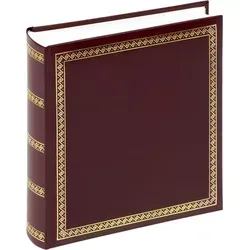 Walther Fotoalbum PROMO - Weinrot 29x32 cm mit 100 weißen Seiten - Fotoalben, stilvolles Design mit Buchbindung und hochwertigem Vinyleinband für eine langlebige Aufbewahrung Ihrer schönsten Erinnerungen.