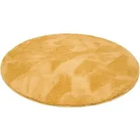 Pergamon Luxus Super Soft Hochflor Teppich Rund - Flauschig und Weich - Teppich für Wohnzimmer und Schlafzimmer, aus 100% Polyester, rutschfest und parkettfreundlich, ideal für Fußbodenheizung und pflegeleicht.
