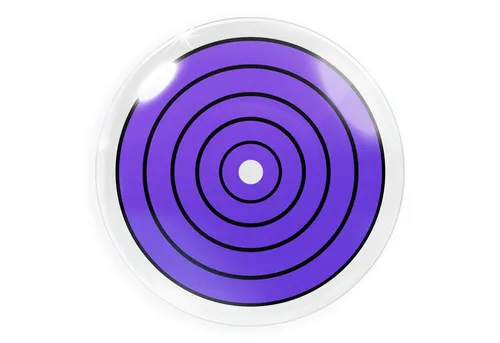 MeralenS Jahreslinsen lila 'Violet Rinnegan 17 mm' mini Sclera 1 Paar. Halloween & Cosplay
