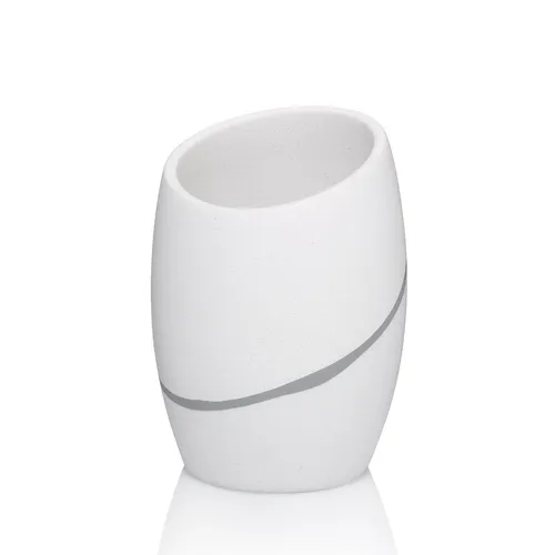 kela Becher TALUS DH 8x11 cm weiß in weiß von Kela