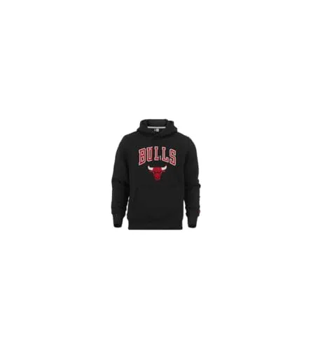 New Era NBA Chicago Bulls Logo Hoodie XL - Sportfan Sweatshirt mit hochwertigem Chicago Bulls Logo-Druck. Flauschiger Innenstoff und Kängurutasche bieten höchsten Tragekomfort. Offizielles Lizenzprodukt der NBA von New Era.