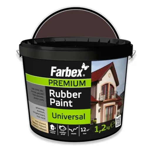 FARBEX Gummifarbe Innen & Außen – 1,2 kg