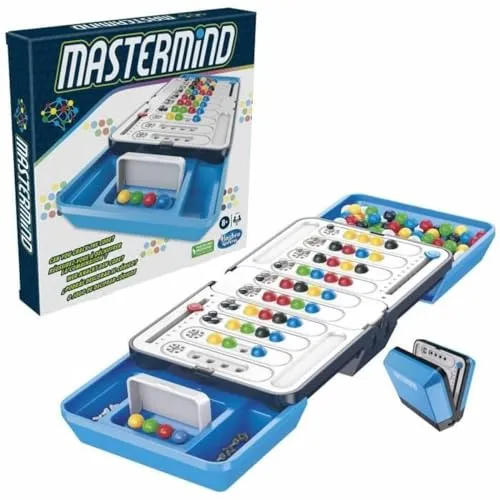 Mastermind Spiel für Familien - Wer knackt den geheimen Farbcode? - Gesellschaftsspiel für 2 Spieler, fördert strategisches Denken und bietet spannenden Spaß für Familien und Kinder ab 8 Jahren.