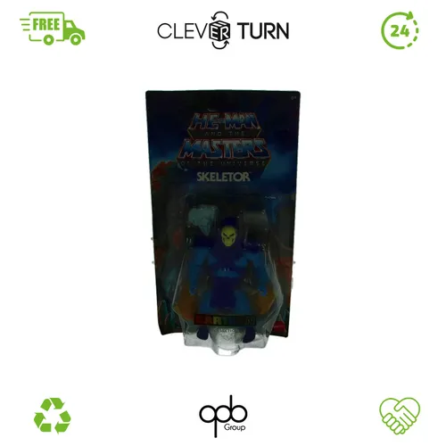 Masters of the Universe Origins Skeletor Actionfigur - Actionfigur für Kinder, ca. 14 cm groß, mit 16 beweglichen Gelenken und Zubehör wie Schwert, Stab und 2 Masken für fantasievolles Spielen und nostalgische Sammlungen.