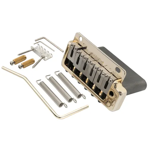Wilkinson WVP2-SB Gold 54mm Steel Saddles Block Tremolo Bridge For Strat Guitar